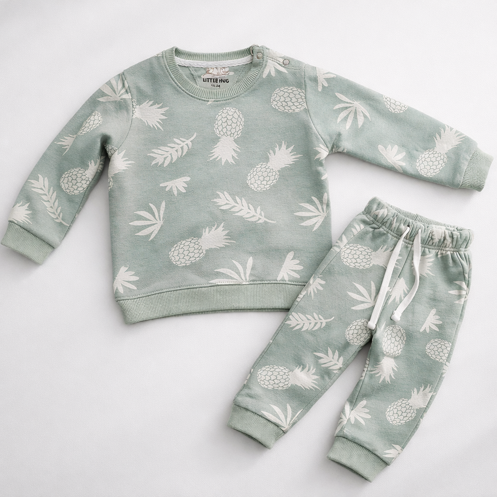 Pajama Suit Terry pineapple - Little Hug