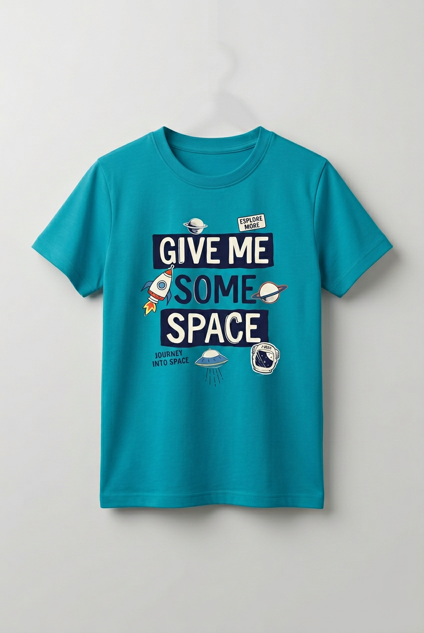 Boys T-Shirt Space Theme Print
