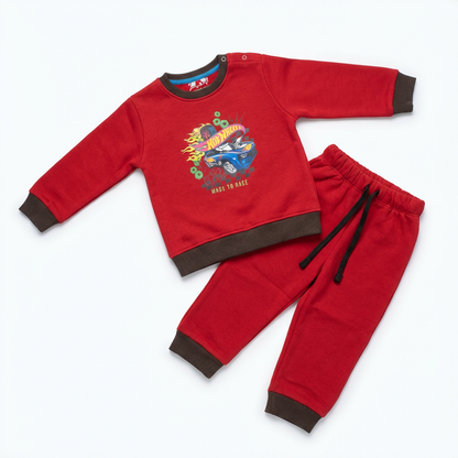 Pajama Suit fleece Hot wheels - Little Hug