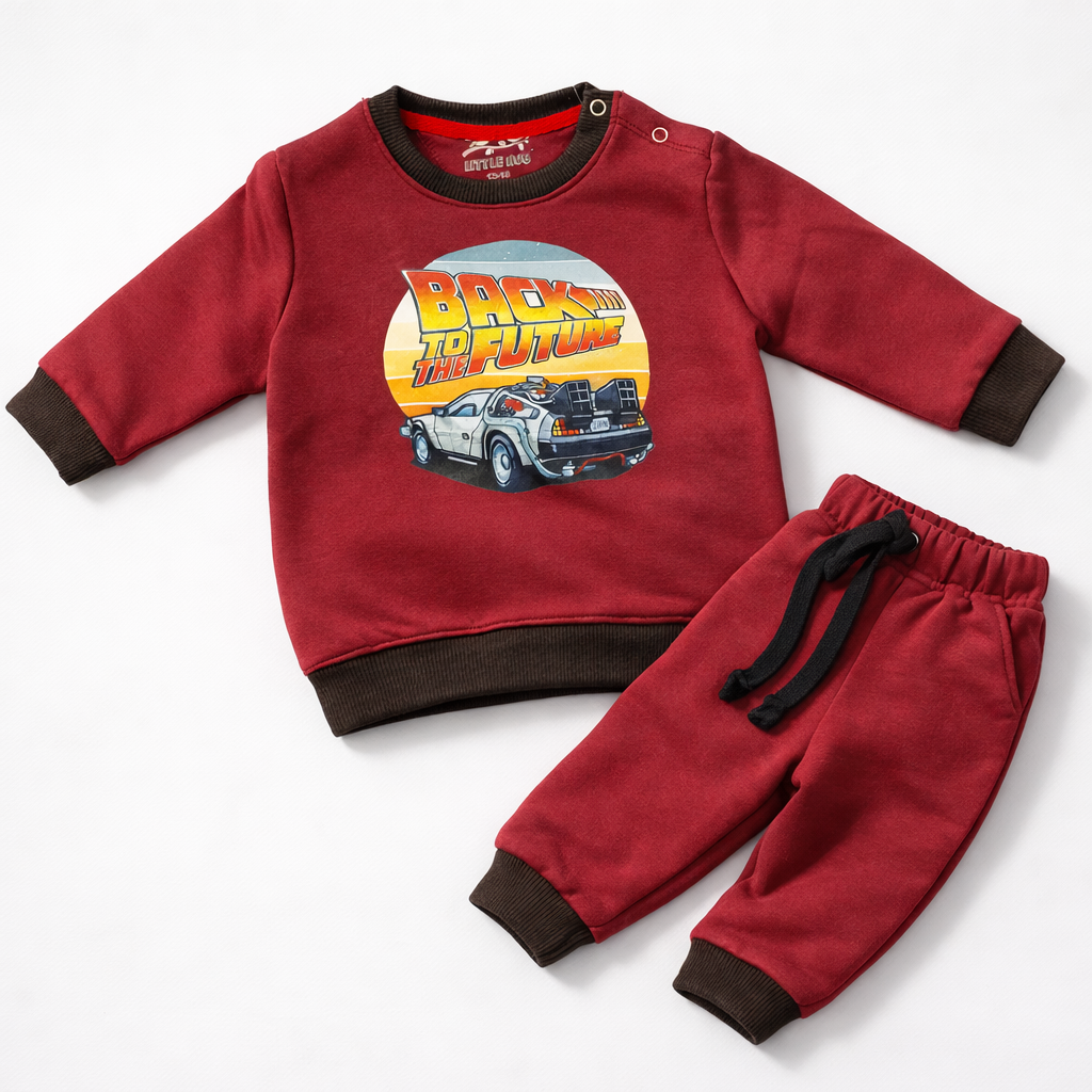 Pajama Suit fleece Back to the future - Little Hug