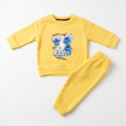 Pajama Suit fleece happy vibe - Little Hug
