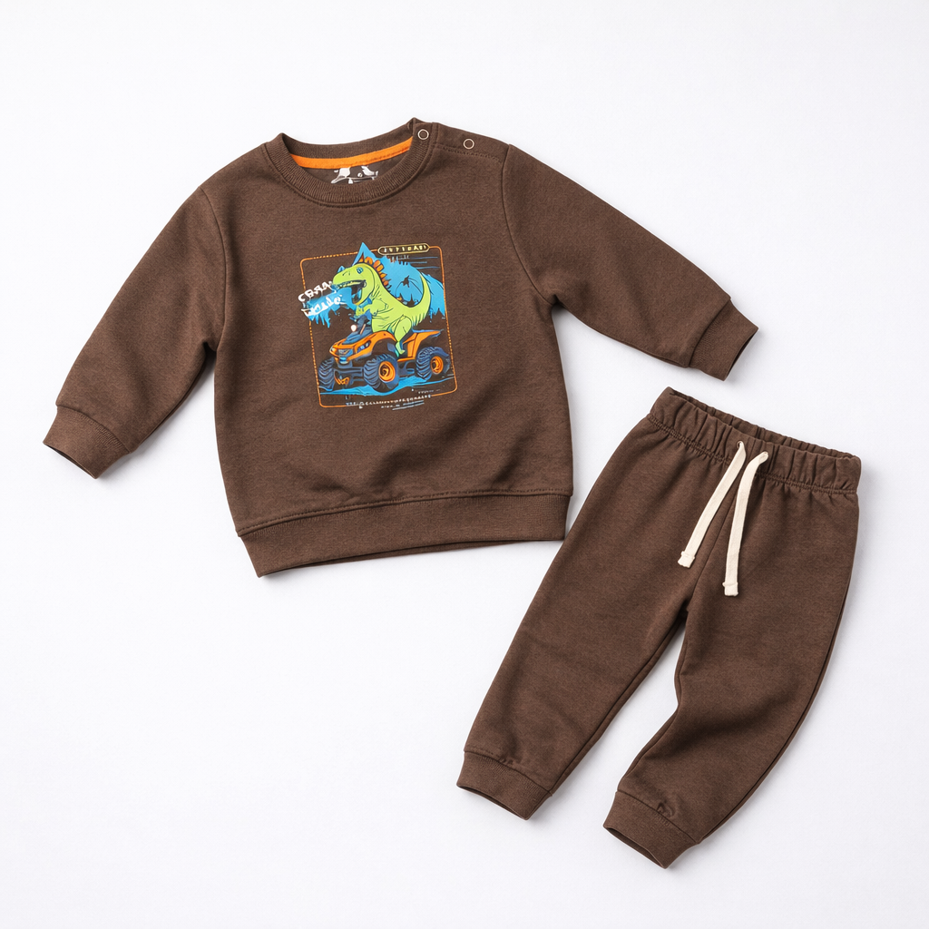 Pajama Suit fleece Dinosaur - Little Hug