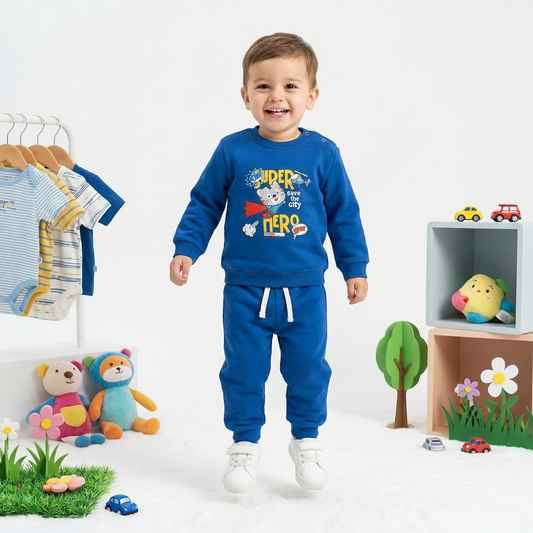 Pajama Suit fleece Super hero - Little Hug