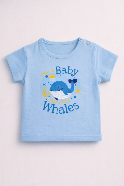 Knicker Suit Baby Whale Print