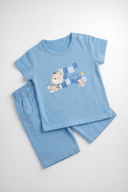 Knicker Suit Teddy Bear Theme Print