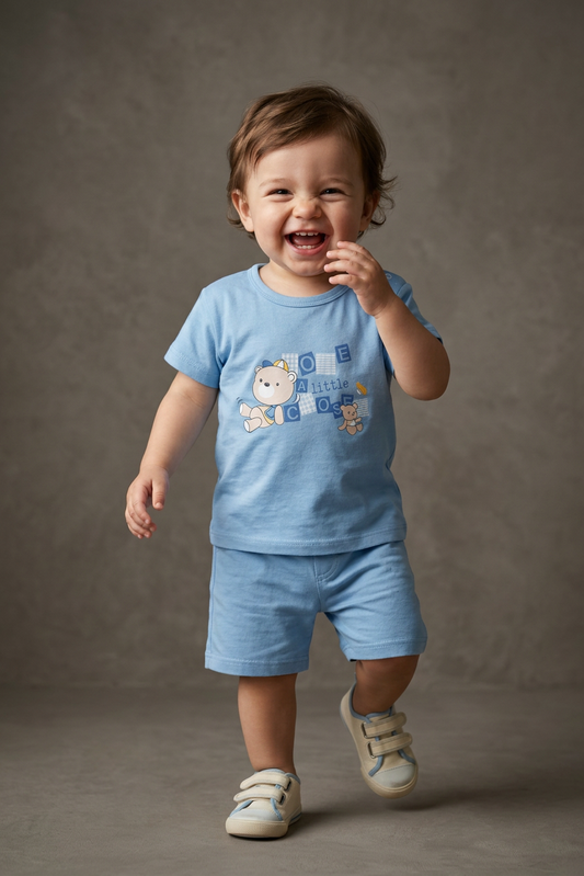 Knicker Suit Teddy Bear Theme Print