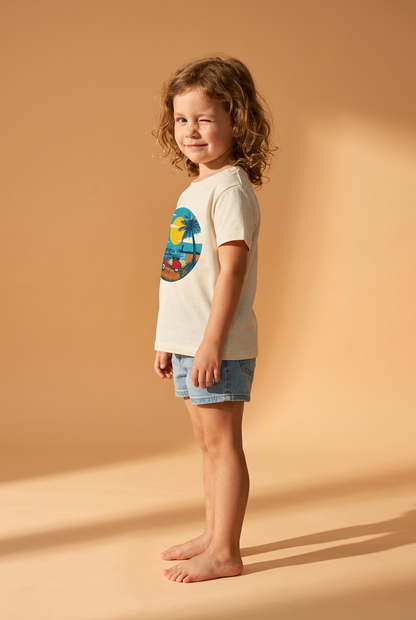 T-Shirt Beach Theme Print