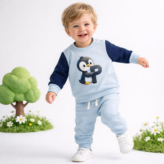 Pajama Suit fleece penguin - Little Hug