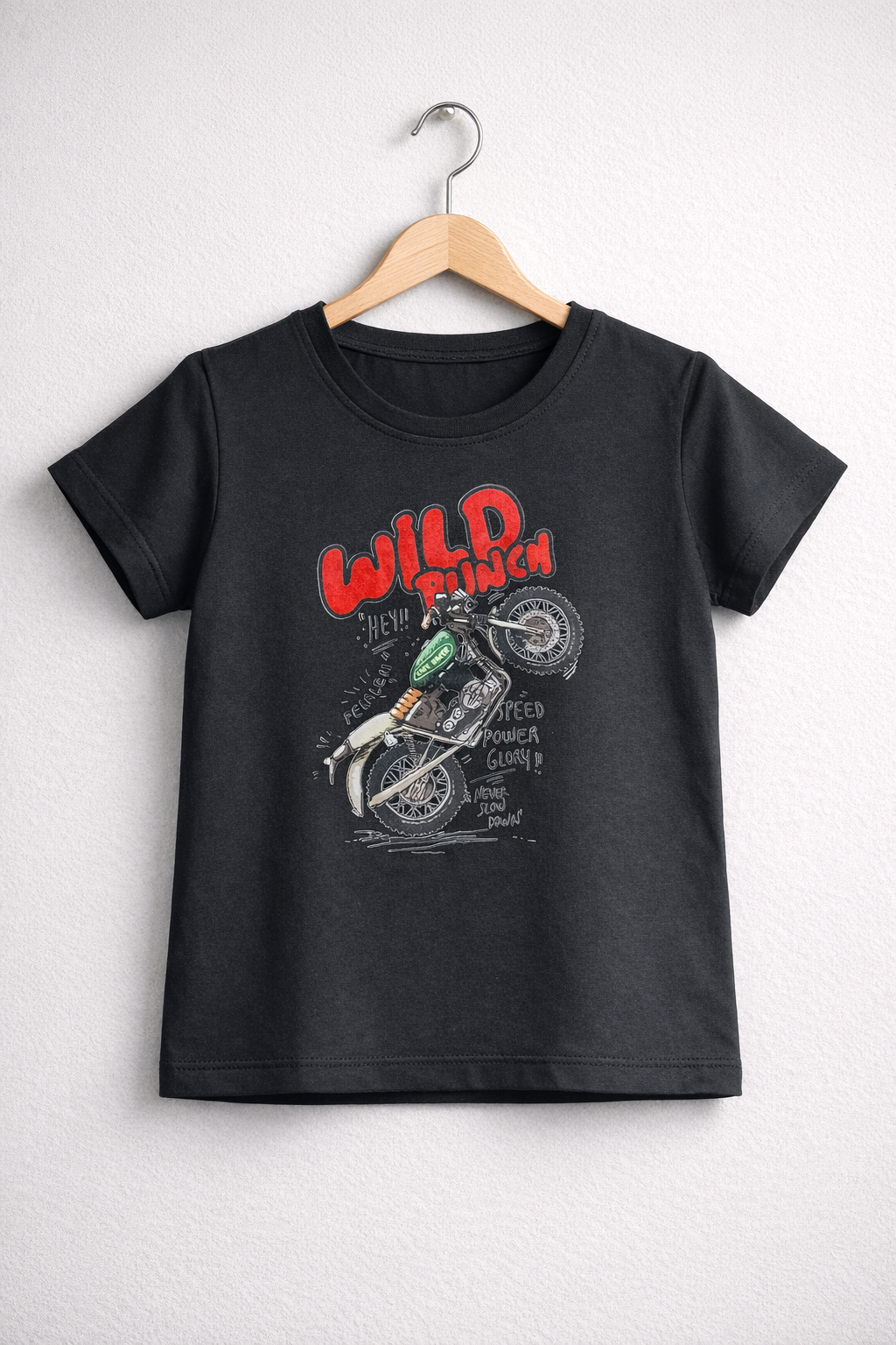 T-Shirt Motor Bike Theme Print