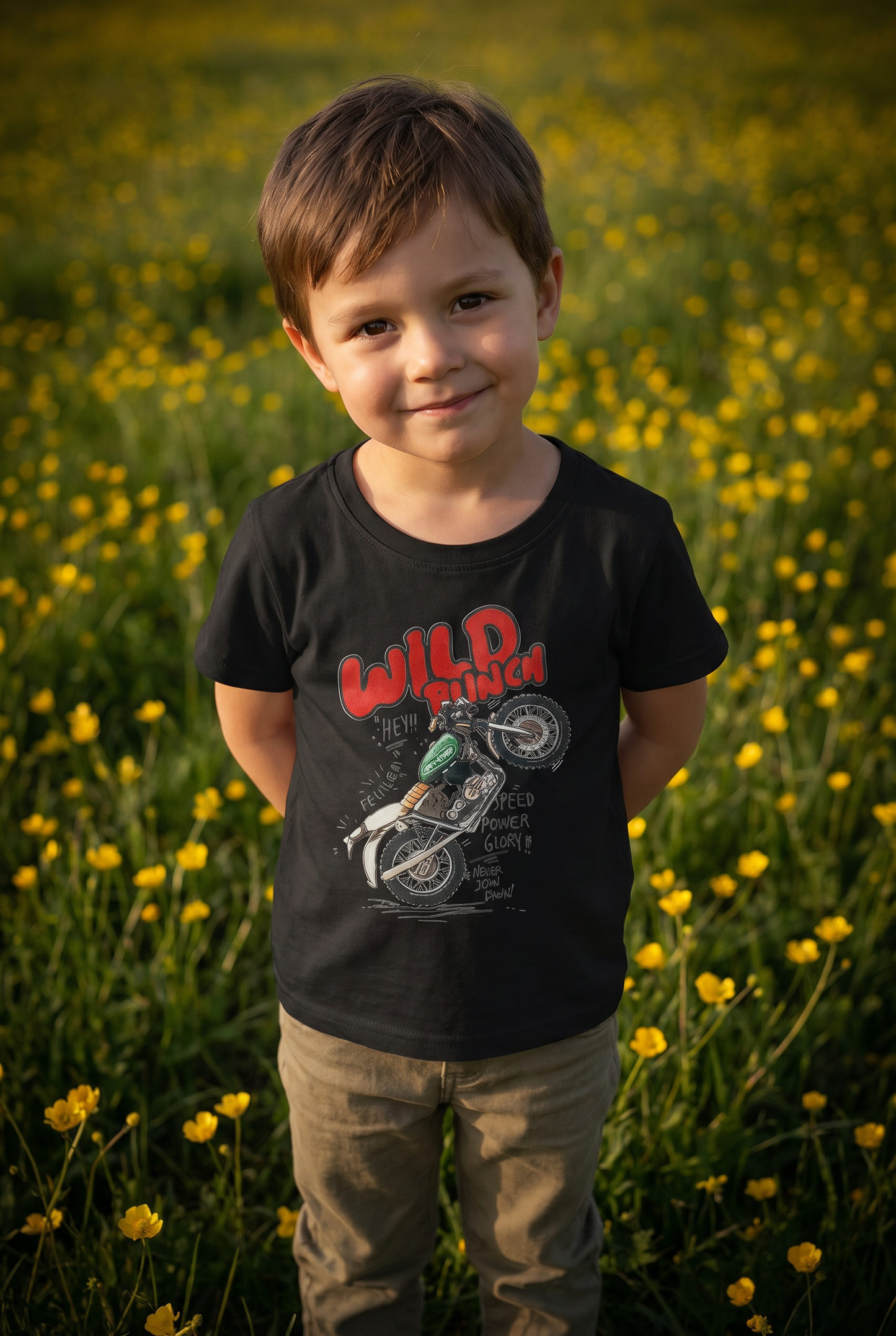 T-Shirt Motor Bike Theme Print