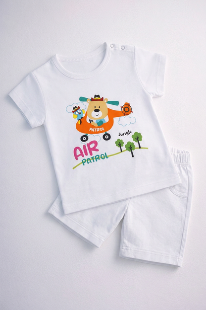 Knicker Suit Helicopter Theme Print