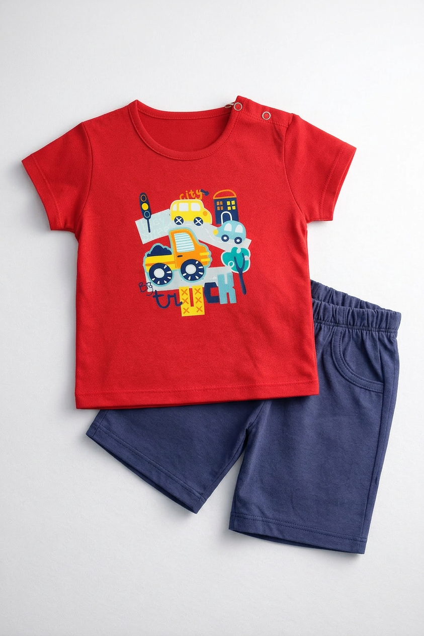Knicker Suit Truck Print
