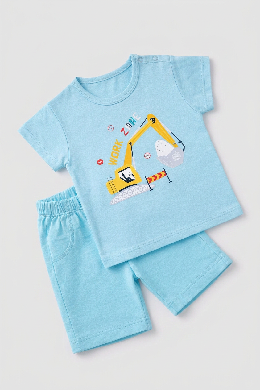 Knicker Suit Work Zone Print - Little Hug