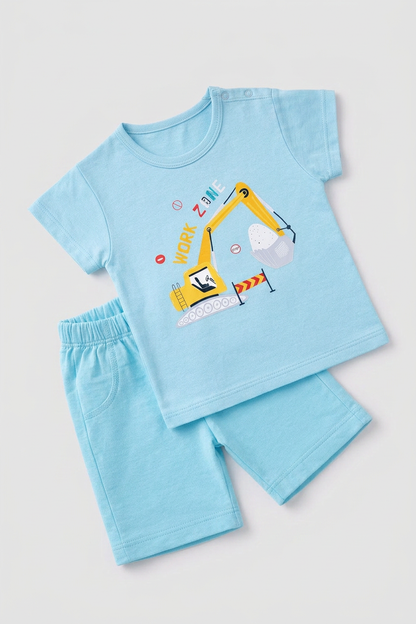 Knicker Suit Work Zone Print - Little Hug