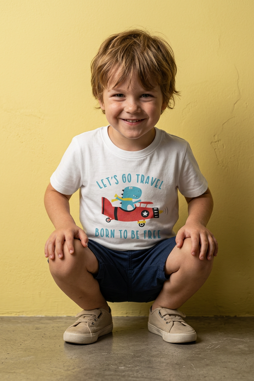 T-Shirt Aeroplane Theme Print