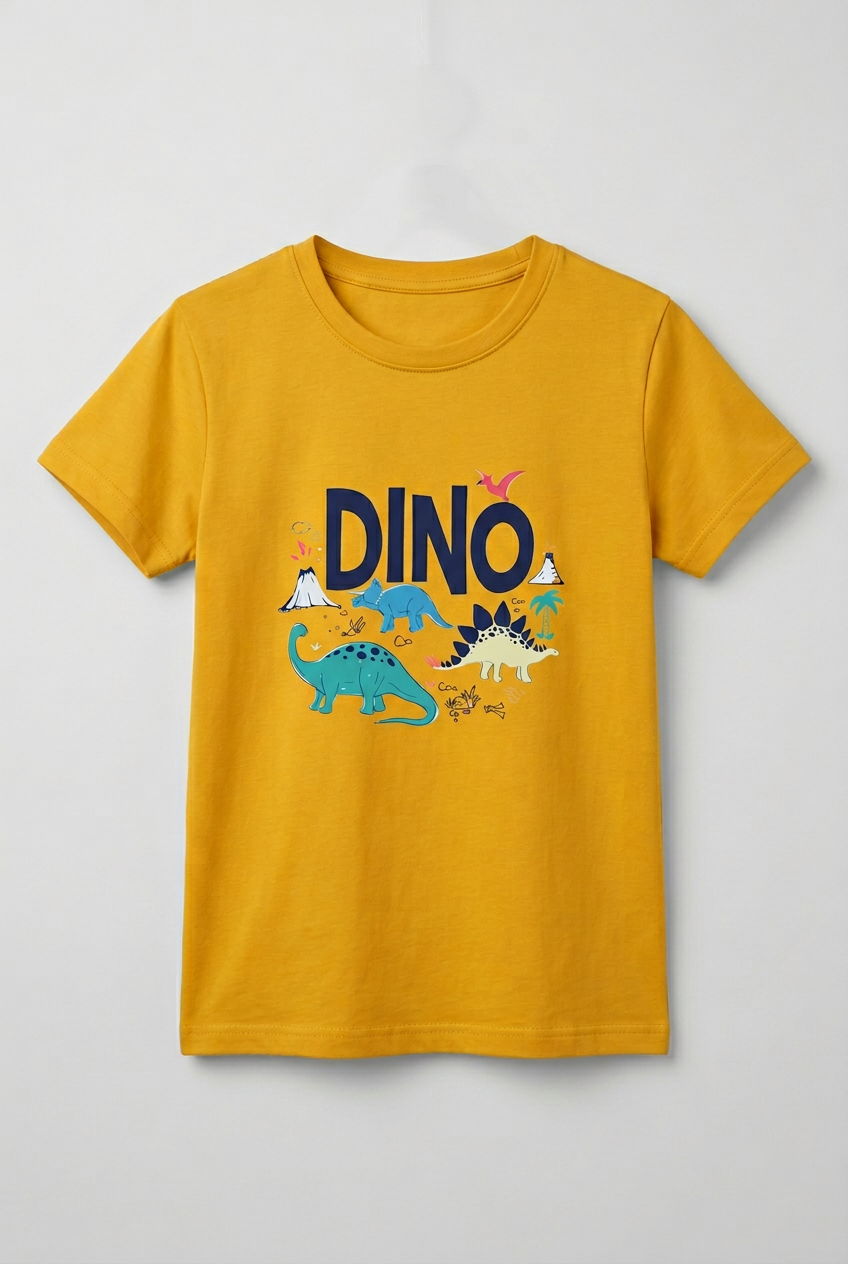 T-Shirt Dino Theme Print