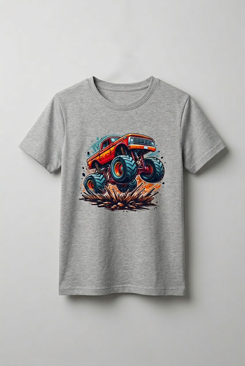 T-Shirt Truck Theme Print