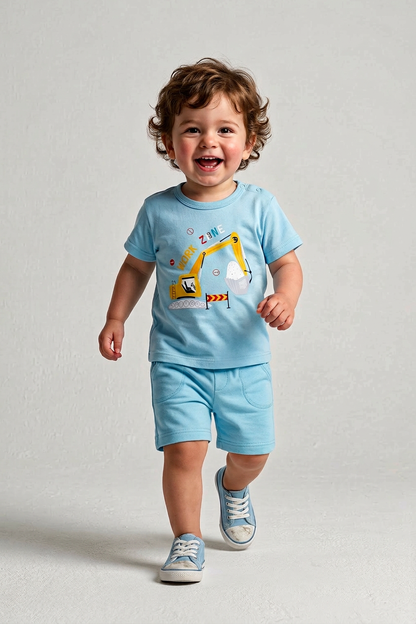 Knicker Suit Work Zone Print - Little Hug